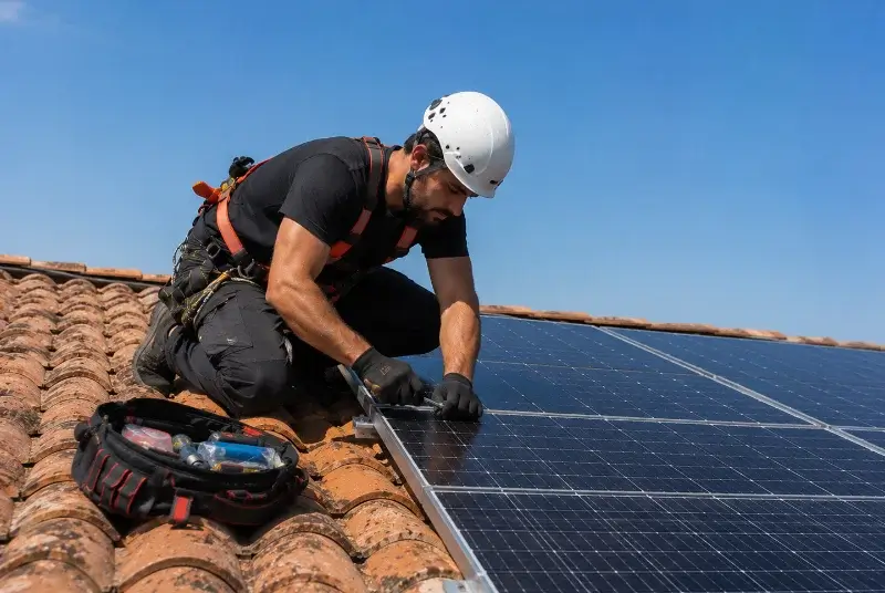 Maintenance et monitoring de panneaux solaires à Kindwiller